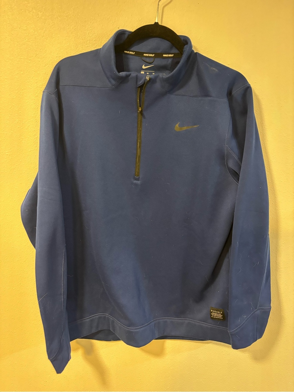 Nike Men’s Royal Blue Lightweight Quarter-Zip Shirt Jacket